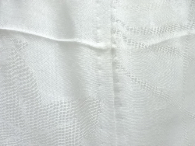  アンティーク　透かし織楓模様夏用長襦袢